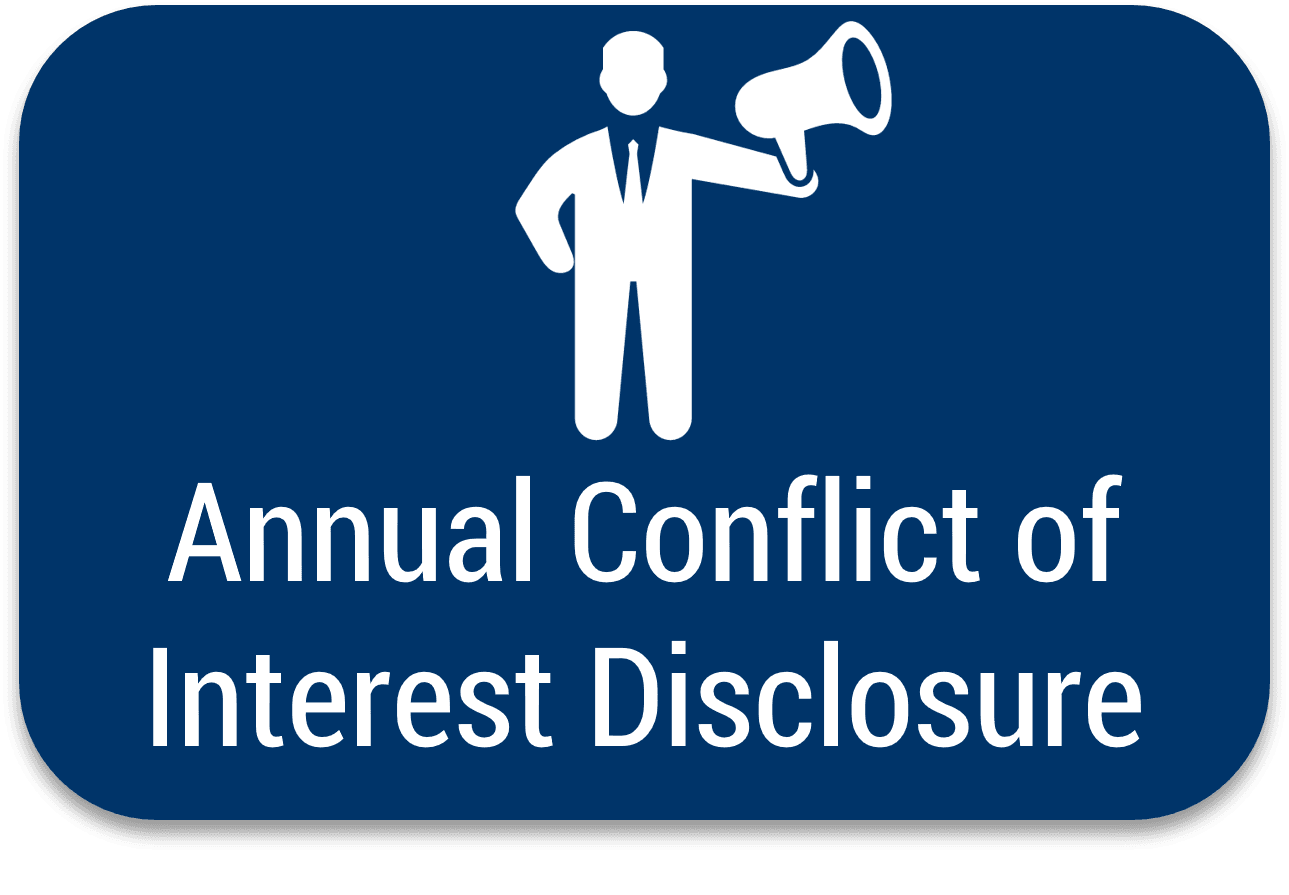 Annual Disclosure of Conflict